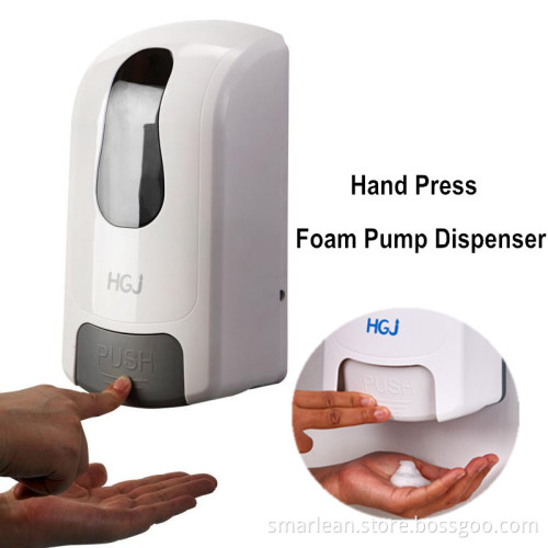 wall mounted foam liquid soap dispenser